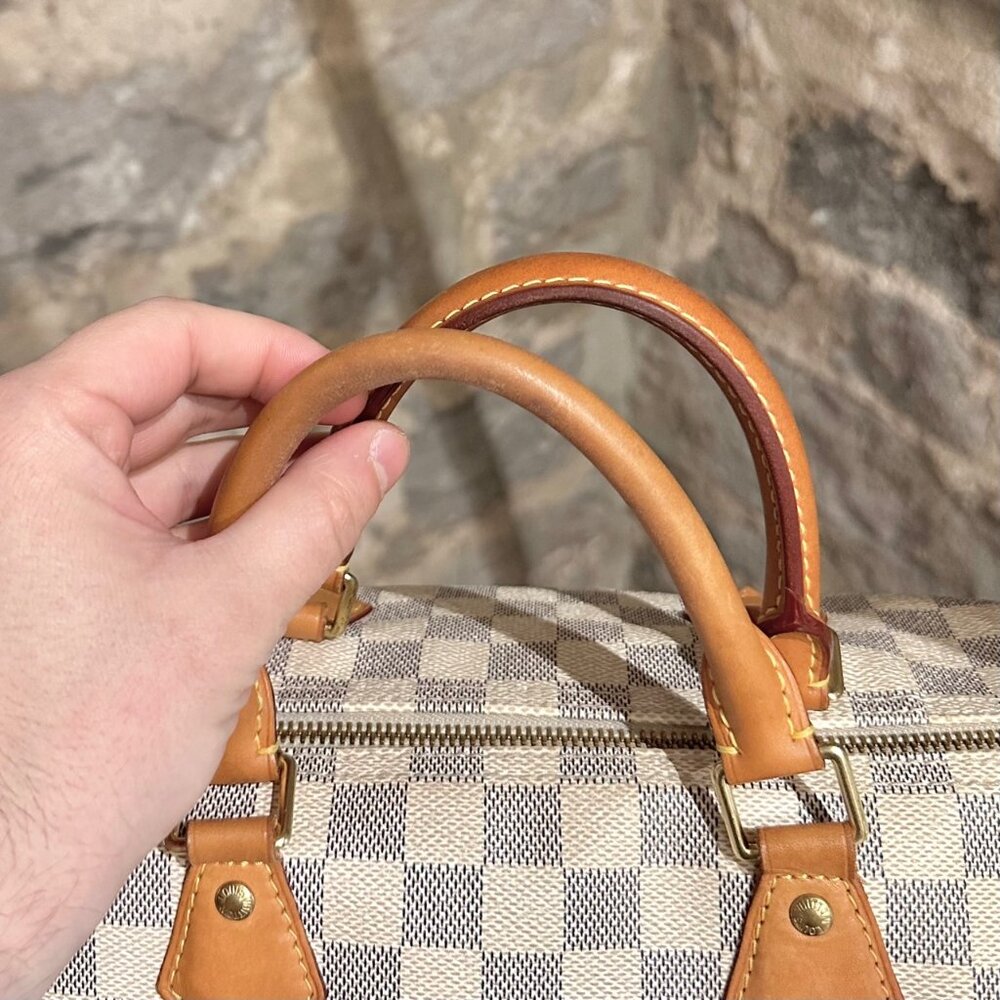 Louis Vuitton Damier Azur Speedy 35 Bag - Picture 10 of 16